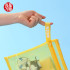 My Emperor Comix Series of A4 Double-layer Mesh Zipper Bag - YELLOW