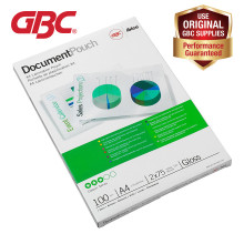 GBC Laminating Pouch 100 Mic 216x303mm A4
