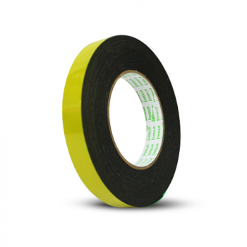 Apollo Double Sided General Purpose Black Foam Tape - 18mm x 9m 