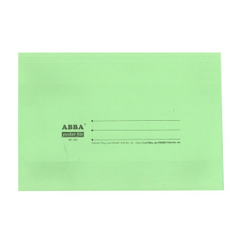 Color Pocket File 230gsm Green