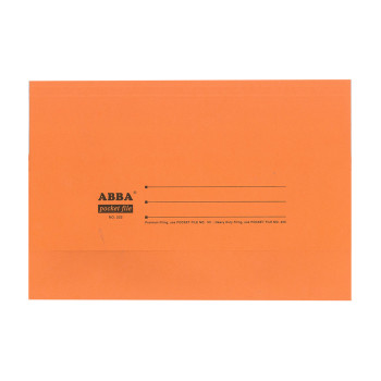 Color Pocket File 230gsm Orange