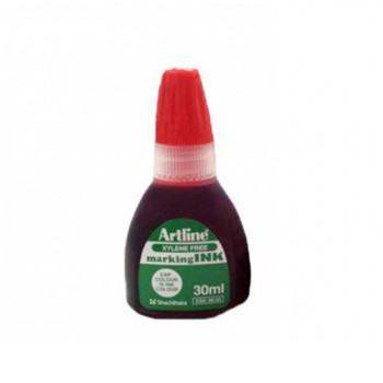 Artline Permanent Marker Refill 30ml Red