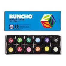 BUNCHO Poster Color - 15cc, 12 colors  