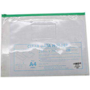 CBE 01314 Zip Document Bag (A4) GREEN