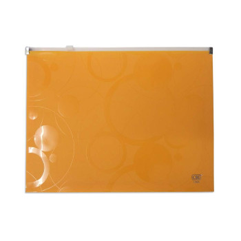 CBE 138A PP Zipper Bag (A4) Orange