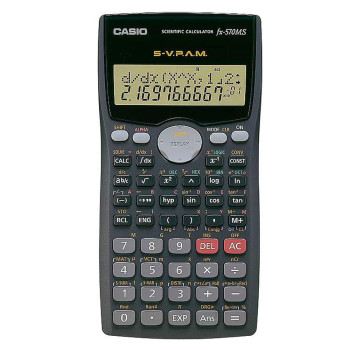 Casio Scientific Calculators - 10 + 2 digits, Regular Percent (FX-570MS)