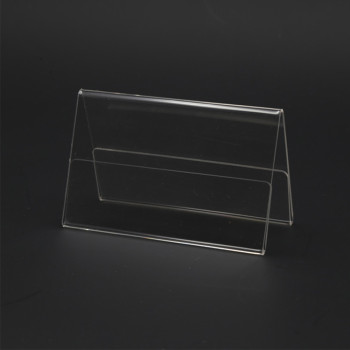 Acrylic A90 Card Stand - 90mm (W) x 55mm (H)