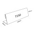Acrylic T150 Card Stand - 150mm (W) x 55mm (H)