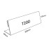 Acrylic T200 Card Stand - 200mm (W) x 55mm (H)