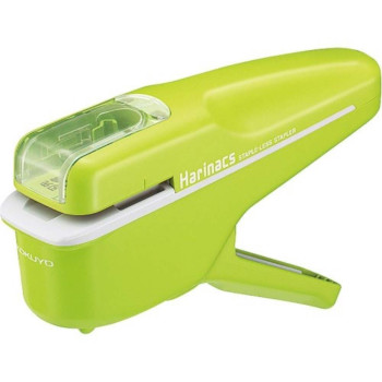 Kokuyo Harinacs Stapleless Stapler - Handy Type (Green)
