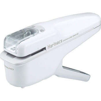Kokuyo Harinacs Stapleless Stapler - Handy Type (White)