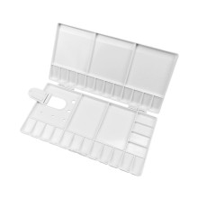 Plastic Folding Watercolor Palette Box - 20.5 x 10 x 1.5 cm