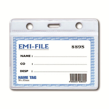 Transparent Name Tag 889 - 52mm (H) x 86mm (W) Card Size
