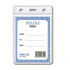 Transparent Name Tag 989 - 97mm (H) x 77mm (W) Card Size