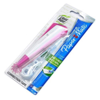 PaperMate Correction Tape  - DryLine Ultra Pink+Refill (Item No: A17-06 PK) A1R3B76