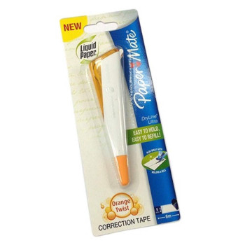 Papermate Correction Tape DryLineÂ® Ultra - Orange Twist SM45008053-O (Item No: A17-01 CT-ORG)