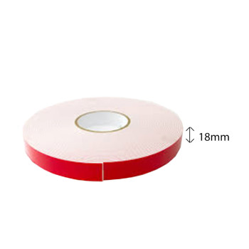 Double Sided PE Foam Tape (White) - 18mm X 8m