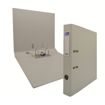 EMI PVC 50mm Lever Arch File F4 - Grey