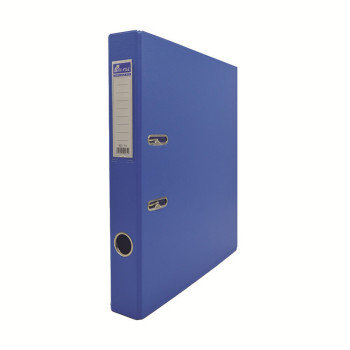 EMI PVC 50mm Lever Arch File F4 - Light Blue