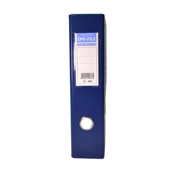 EMI PVC 75mm Lever Arch File A4 - Dark Blue