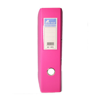 EMI PVC 75mm Lever Arch File A4 - Fancy Pink
