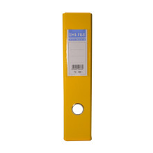 EMI PVC 75mm Lever Arch File A4 - Yellow