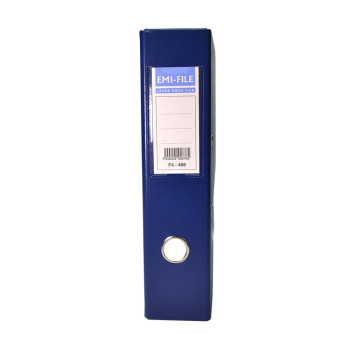 EMI PVC 75mm Lever Arch File F4 - Dark Blue