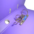 EMI PVC 75mm Lever Arch File F4 - Fancy Purple