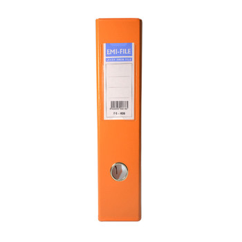 EMI PVC 75mm Lever Arch File F4 - Orange