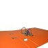EMI PVC 75mm Lever Arch File F4 - Orange