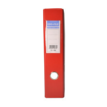 EMI PVC 75mm Lever Arch File F4 - Red