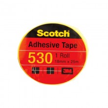 3M Scotch 530 Tape 18mmx25m (1" core)