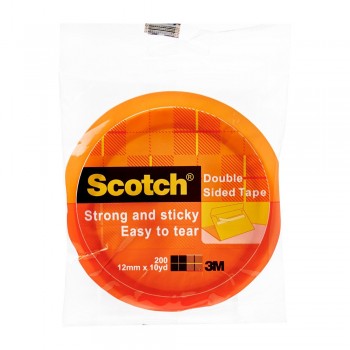 3M Scotch200 Double Sided Tissue Tape 12mmx10Yds
