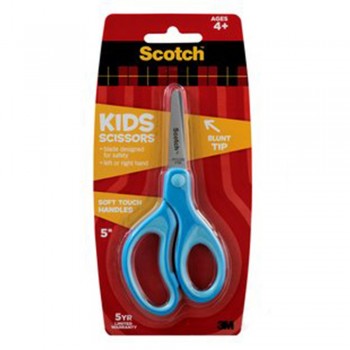 3M Scotch Kids 5" Scissors Soft Grip Handles