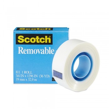 3M 811 Removable Tape 19mmx32.9M