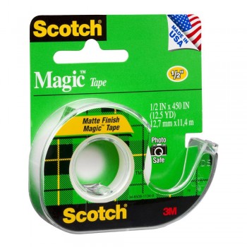 3M Scotch Magic 810 Adhesive Tape Dispenser 12.7mm x 11.4m