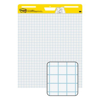 3M Post-It Faint Blue Grid 25"x 30", 30Sheets/Pad