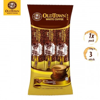 OLDTOWN White Coffee 3-in-1 Classic Instant Premix Coffee Convenient Pack (3s x 1 Pack)