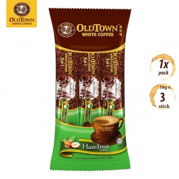 OLDTOWN White Coffee 3-in-1 Hazelnut Instant Premix Coffee Convenient Pack (3s x 1 Pack)