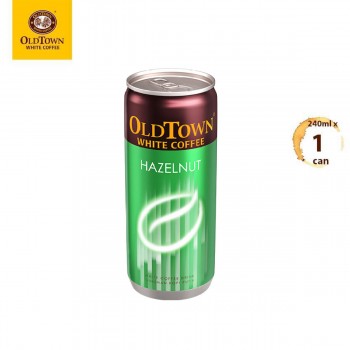 OLDTOWN White Coffee Hazelnut RTD Can Drink (240ml x 1 can)