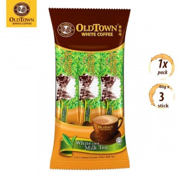 OLDTOWN White Coffee 3-in-1 Instant Premix White Milk Tea Convenient Pack (3s x 1 Pack)