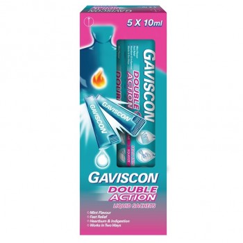 Gaviscon Double Action Liquid Sachets 5s x 10ML