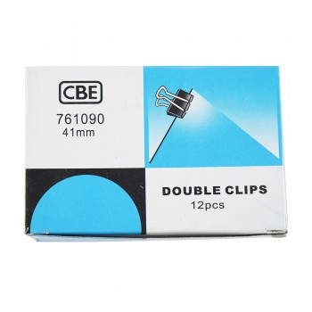CBE 761090 41MM Double Clip 12pcs/box