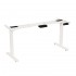 Motorized Adjustable Height Frame with Table Top - Cappuccino
