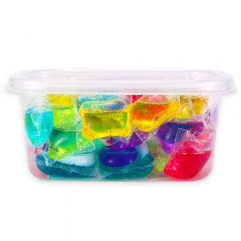 Laundry Detergent Gel Pods Mixed Colors 50pcs