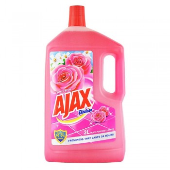 AJAX Fabuloso Rose Fresh Floor Cleaner 3L