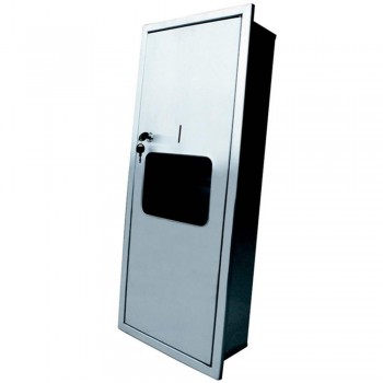 (Recessed) S/S 2 in 1 Paper Towel Dispenser and Disposal PTD-190/SS