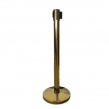 Stainless Steel Self Retractable Belt Q-UP Stand-QPT-110/SS-Black (Item No: G01-448)