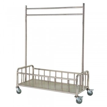 S/Steel Liner Hanging Trolley c/w Bottom Basket Compartment LD-LHT-301/SS (Item No: G01-207)