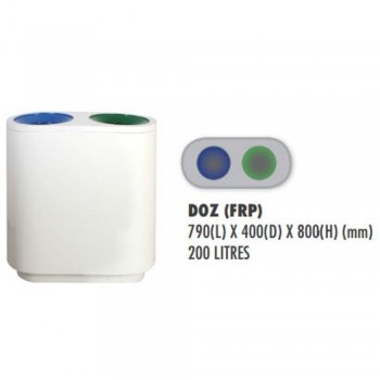 QUART (FIBERGLASS) DOZ - c/w sticker & PE liner (Item No: G01-317)